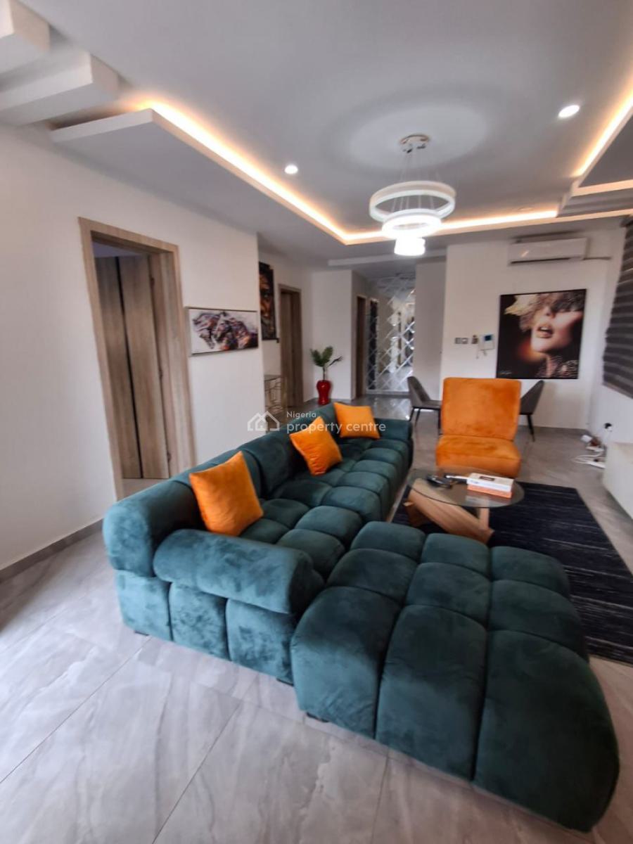 a Fully Furnished 2 Bedrooms with Excel, Beside Elegushi Beach, Lekki Phase 2, Lekki, Lagos, Flat / Apartment for Rent