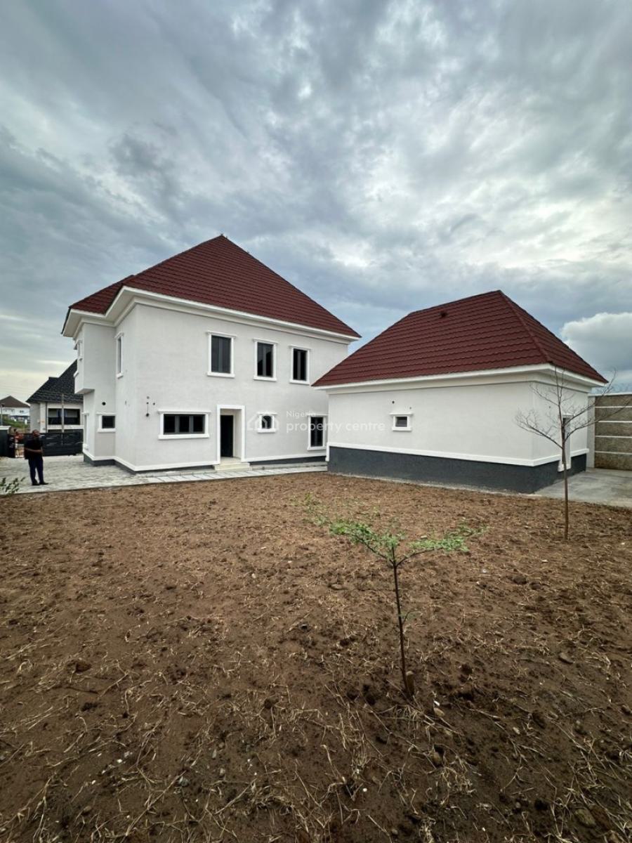Luxury 6 Bedroom Fully Detached Mansion with 2 Bq in a Serene Estate, Life Camp, Abuja, Detached Duplex for Sale
