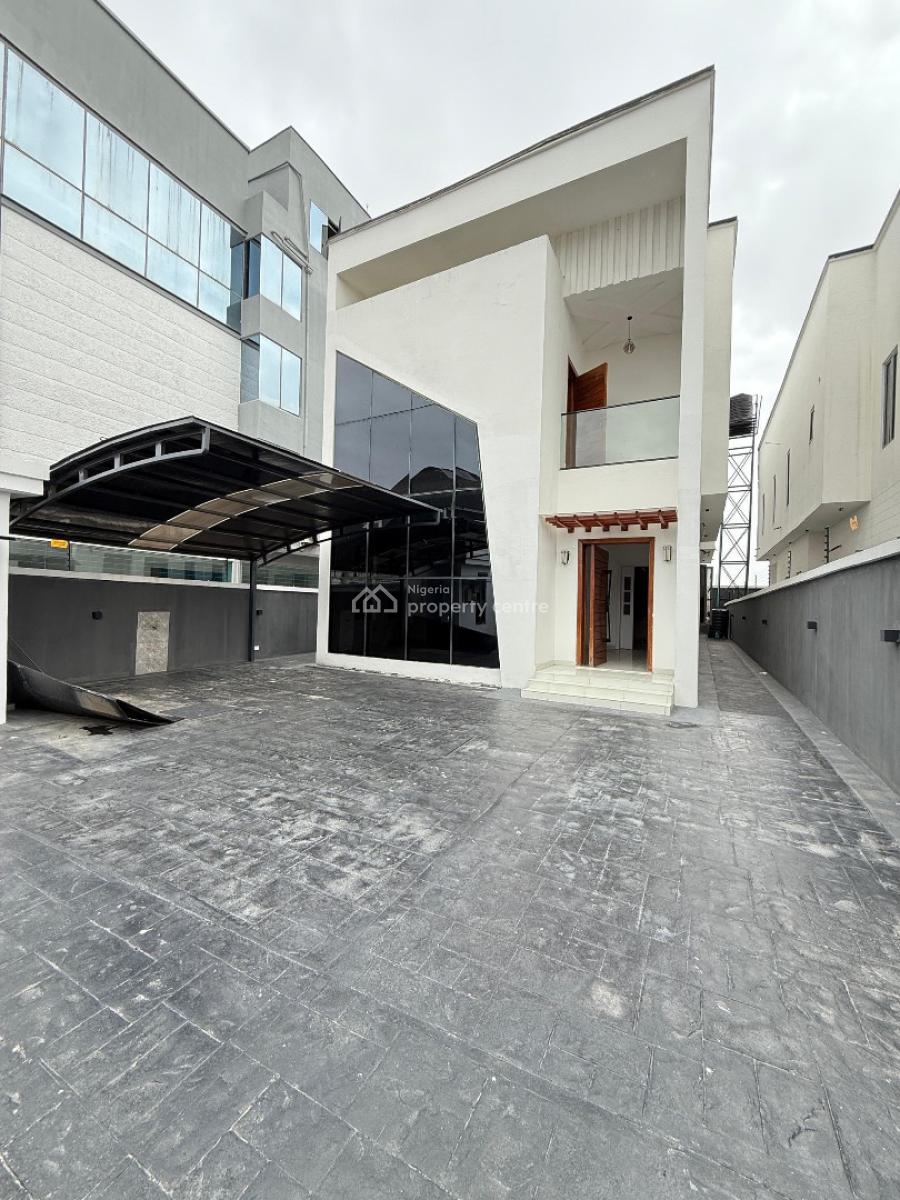 Elegant 5 Bedroom Fully Detached Duplex with Pool and Bq, Chevron, Lekki, Lagos, Detached Duplex for Sale