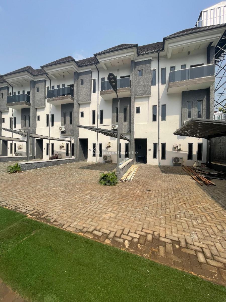 Beautiful and Furnished to Taste 4bedroom Terrace Duplex with Bq,gym., Chevron, Lekki, Lagos, Terraced Duplex for Sale