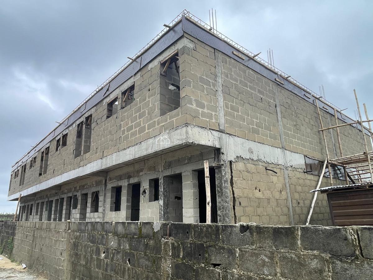 Off Plan 3 Spacious Terraced Duplex Bedroom with Bq, Landgate Homes/hitech Road, Ajah, Lagos, Terraced Duplex for Sale
