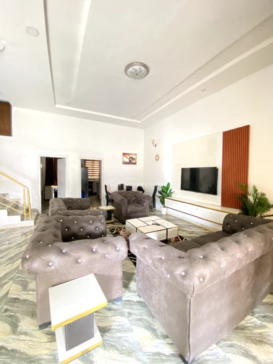Fully Furnished 4 Bedroom Terrace Duplex in a Secured Estate, Ikota, Lekki, Lagos, Terraced Duplex for Sale