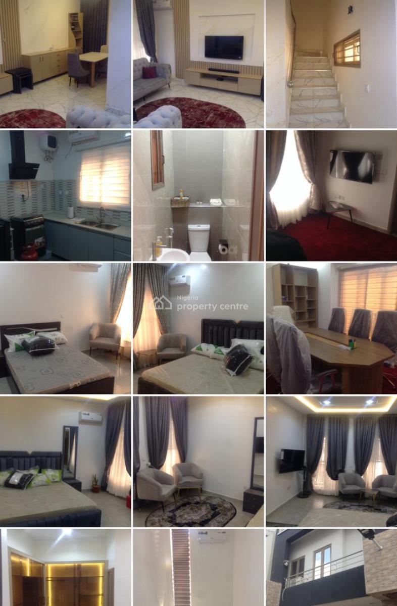 Furnished 4 Bedroom Terrace Duplex and Bq, American International School, Durumi, Abuja, Terraced Duplex for Rent