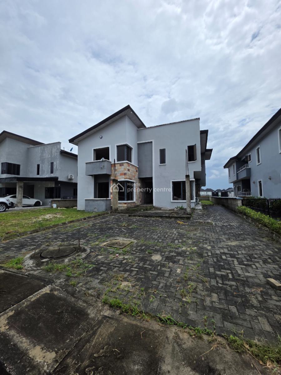 Massive 5 Bedroom Detached Duplex ( Semi-finished), Creek Haven Estate, Vgc, Lekki, Lagos, Detached Duplex for Sale