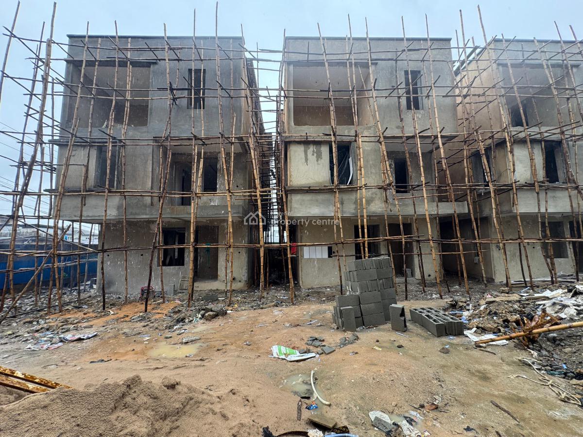 Top Notch Six Units of 4 Bedroom Duplexes, Behind Dideolu Estate, Ogba, Ikeja, Lagos, Detached Duplex for Sale