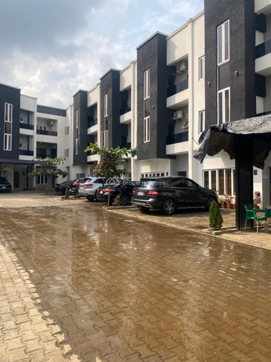 Massive 3 Bedroom Flat in a Serene & Safe Compound (shell), Jabi, Abuja, Flat / Apartment for Sale