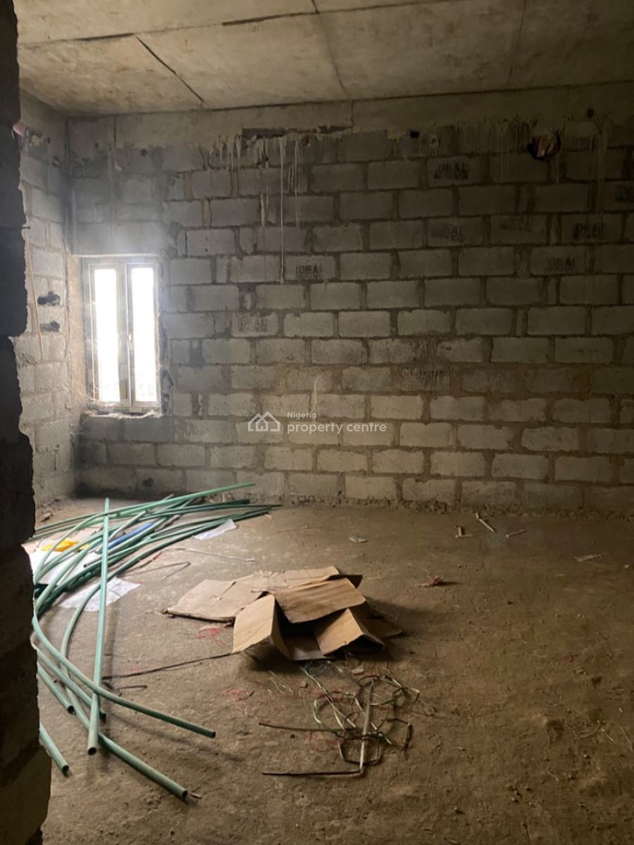 Massive 3 Bedroom Flat in a Serene & Safe Compound (shell), Jabi, Abuja, Flat / Apartment for Sale