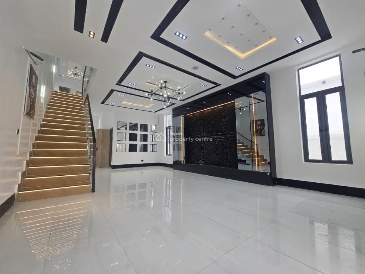 Neatly Finished 5 Bedrooms Fully Detached House with Bq, Sangotedo, Ajah, Lagos, Detached Duplex for Sale