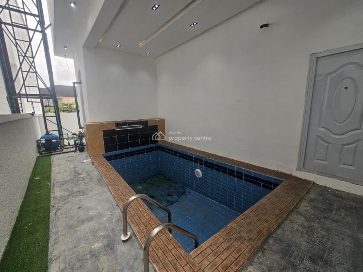 Neatly Finished 5 Bedrooms Fully Detached House with Bq, Sangotedo, Ajah, Lagos, Detached Duplex for Sale