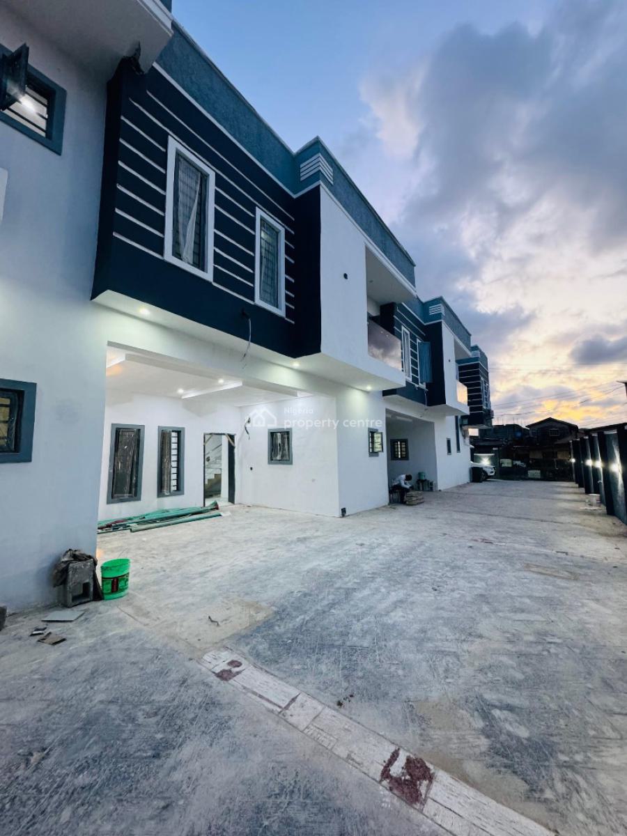 Newly Built 4 Bedroom Terrace Duplex, Ogba, Ikeja, Lagos, Terraced Duplex for Sale