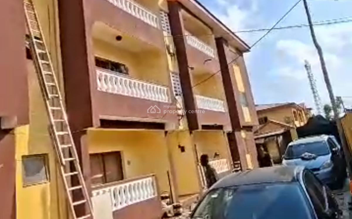 Block of 8flats= 6units of 3bedroom & 2units of 2bed on Cornerpiece, Off Ago Palace Way, Ago, Okota, Isolo, Lagos, Block of Flats for Sale