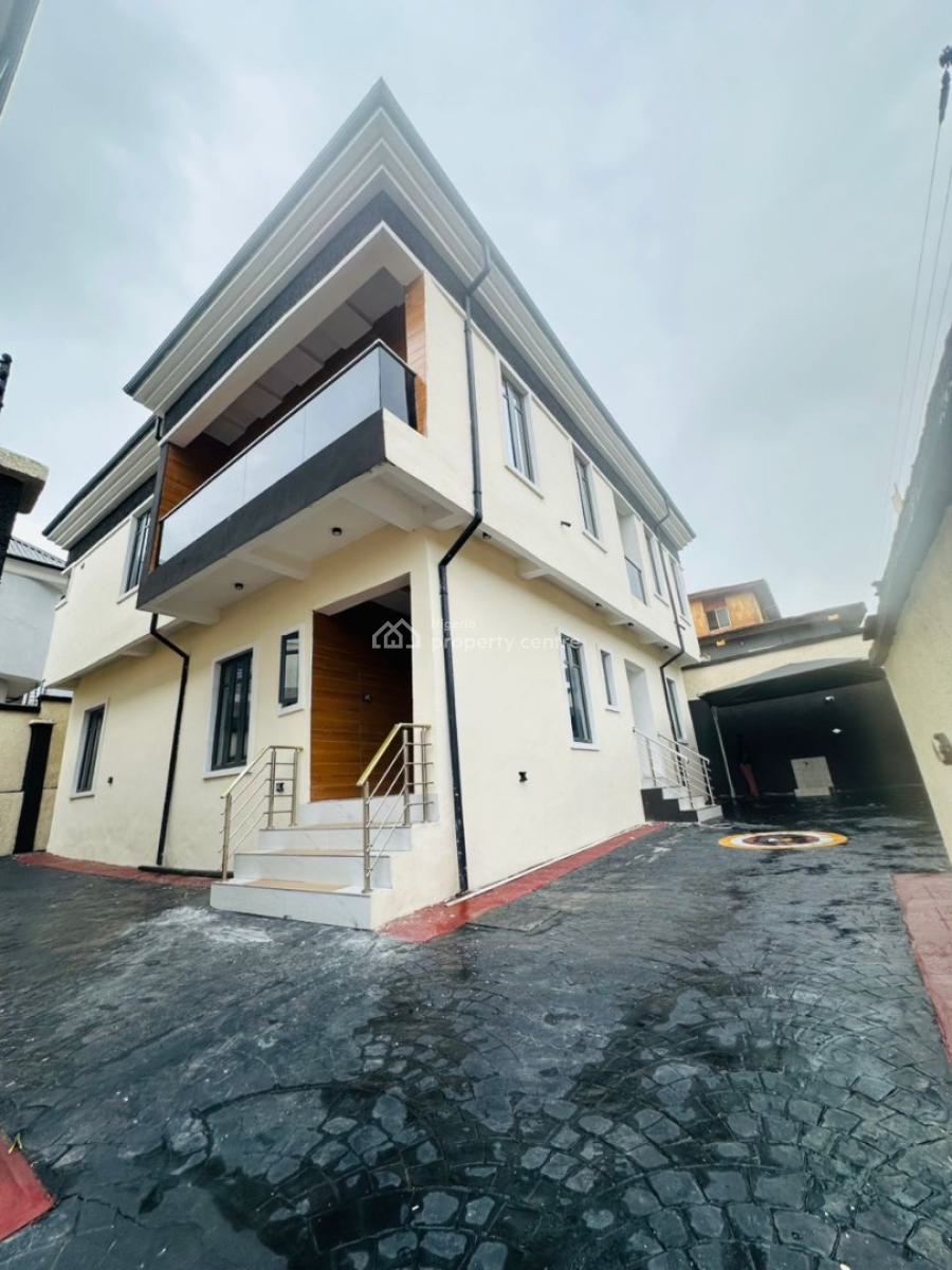 Newly Built 4-bedroom Fully Detached Duplex + Bq in a Serene Estate, Ideal for Family Living, Long-term Rental, Or Investment, Ogba, Ikeja, Lagos, Detached Duplex for Sale