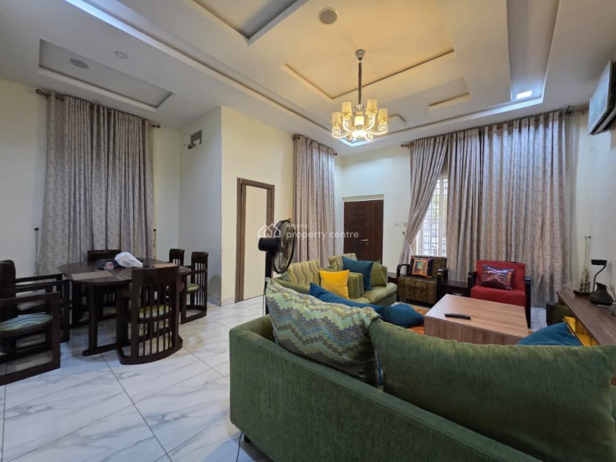 Unfurnished-4 Bedrooms Semi Detached Duplex with Bq, Conservation Road, Lekki Phase 2, Lekki, Lagos, Semi-detached Duplex for Rent