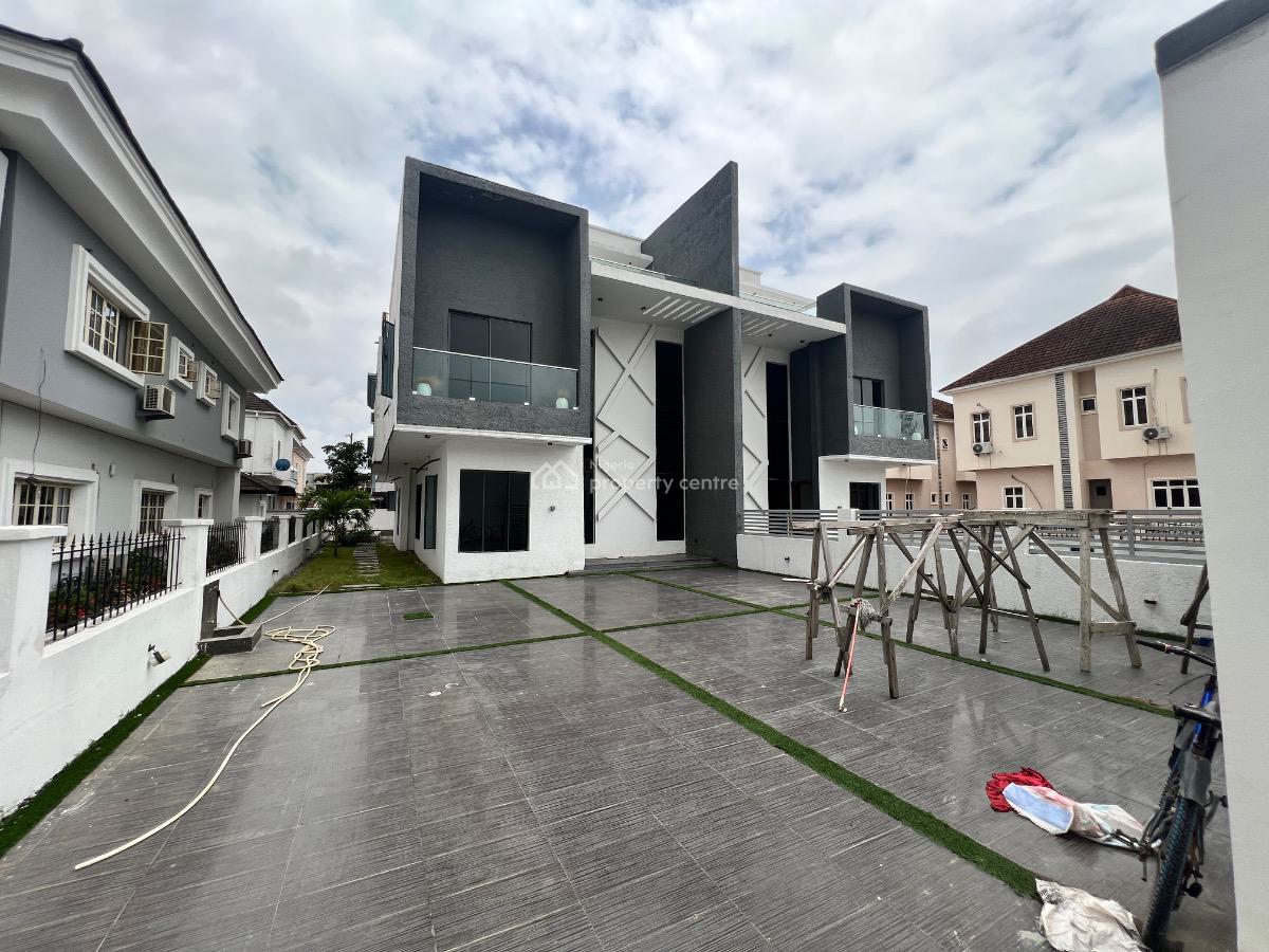 Stunning 5 Bedroom Duplex with Pool in an Estate, Victory Park Estate, Osapa, Lekki, Lagos, Semi-detached Duplex for Sale