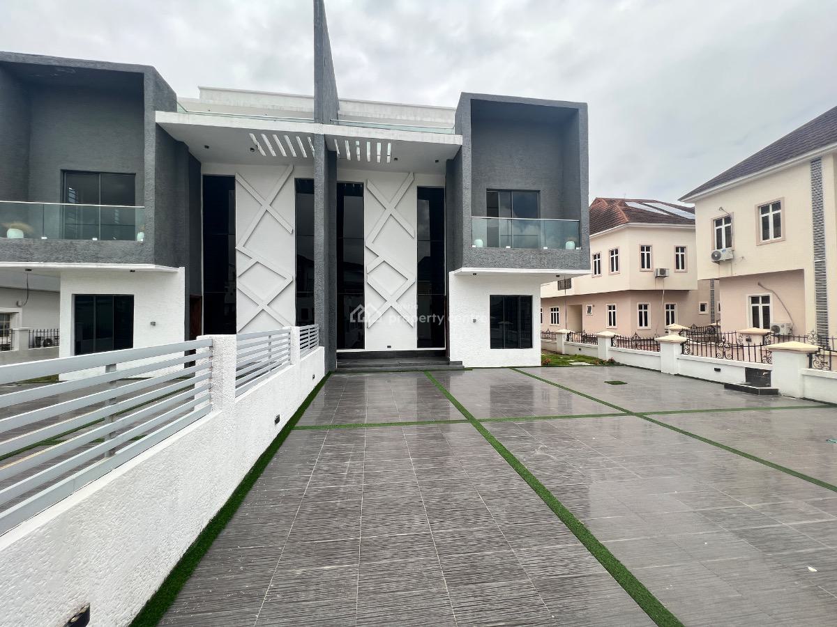 Stunning 5 Bedroom Duplex with Pool in an Estate, Victory Park Estate, Osapa, Lekki, Lagos, Semi-detached Duplex for Sale