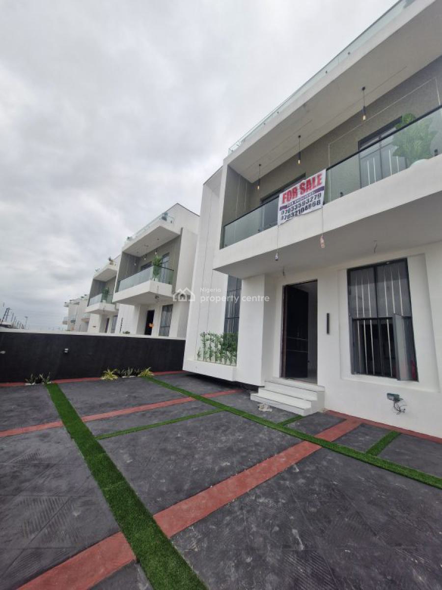 Waterview 4 Bedroom Luxury Duplex, Lekki Palm City, Ado, Ajah, Lagos, Detached Duplex for Sale