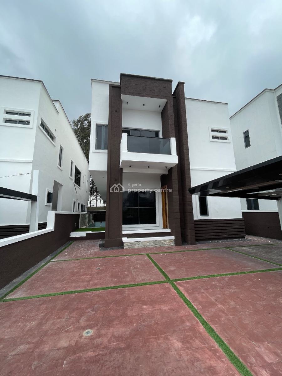 Beautiful 5 Bedroom Fully Detached Duplex with Bq & Swimming Pool, Ikota, Lekki, Lagos, Detached Duplex for Sale