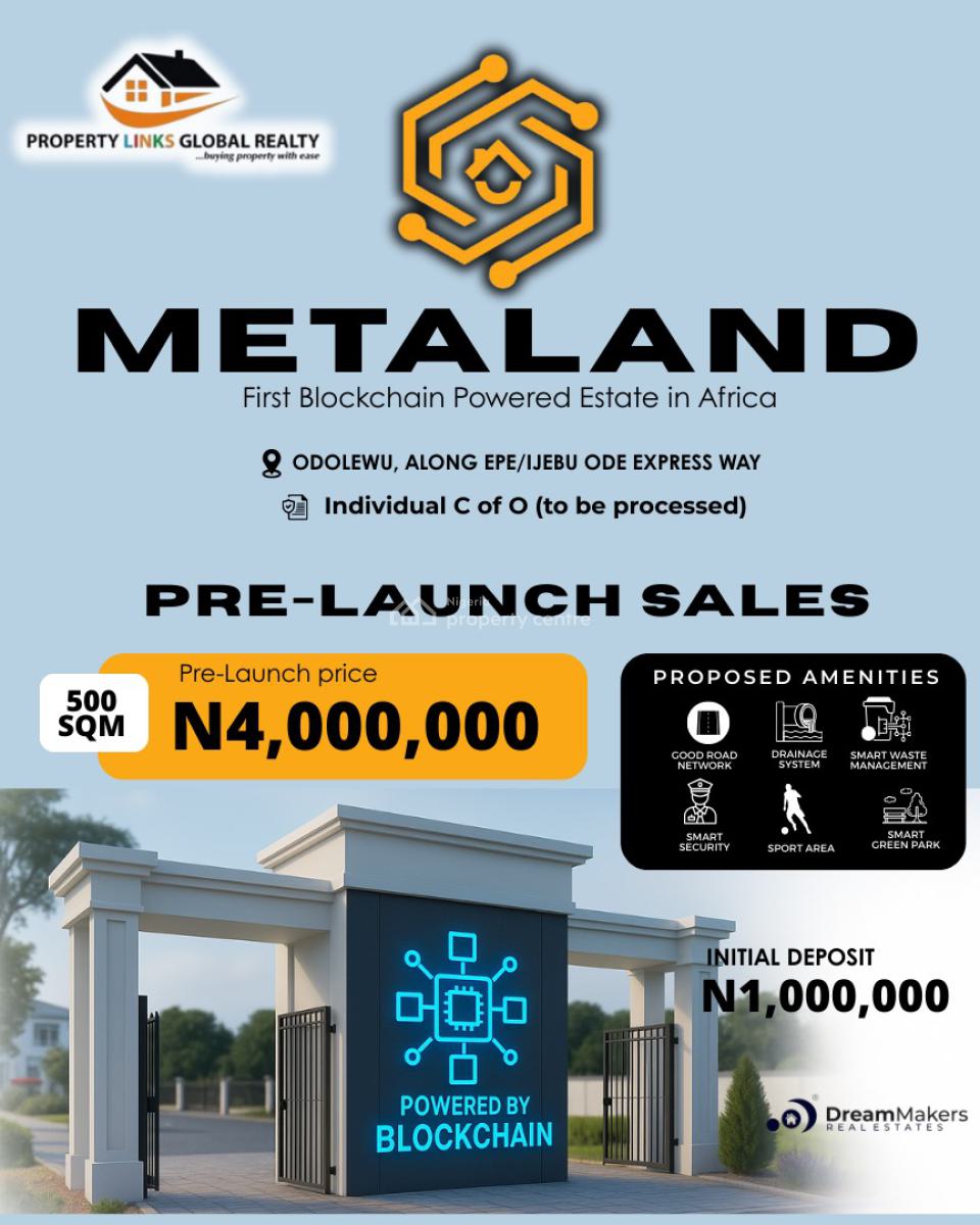 Land with Registered Survey and Deed of Assignment, Metaland Located at Odolewu, Along Epe/ijebu-ode Expressway., Ijebu Ode, Ogun, Residential Land for Sale