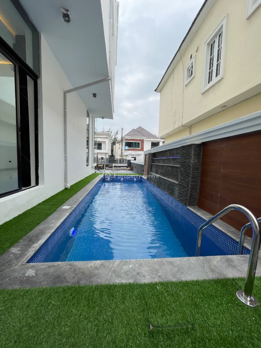 Luxury 5 Bedroom Fully Detached Duplex with Cinema & Swimming Pool, Ikota, Lekki, Lagos, Detached Duplex for Sale