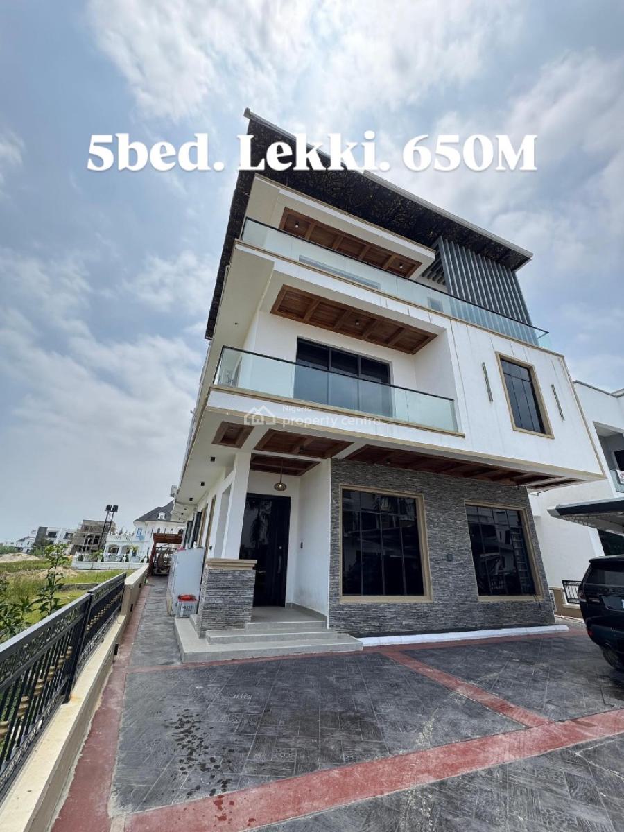 Furnished Waterview  5 Bed with Pool and Cinema, Megamound Lekki County Homes Ikota, Lekki, Lagos, House for Sale