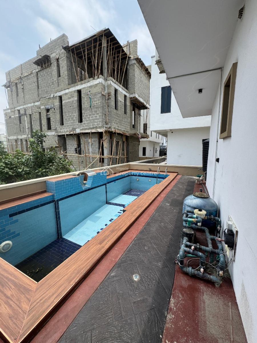 Furnished Waterview  5 Bed with Pool and Cinema, Megamound Lekki County Homes Ikota, Lekki, Lagos, House for Sale