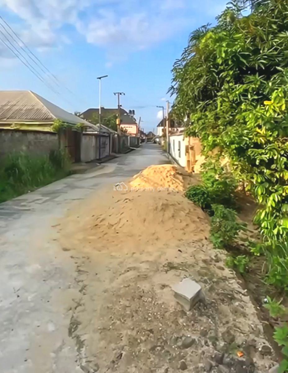 1 Plot of Land, Tarred to The Gate in a Secured Estate, Alhaji Estate, Rumuodomaya, Port Harcourt, Rivers, Residential Land for Sale
