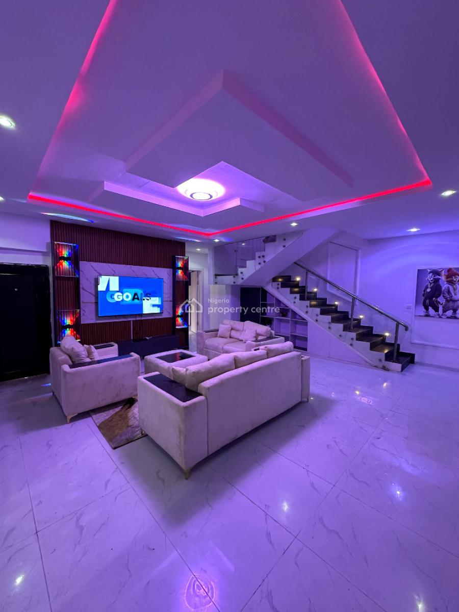 Beautiful 5 Bedroom Maisonette Available, Kizz Daniel Street, Ikate, Lekki, Lagos, Flat / Apartment Short Let