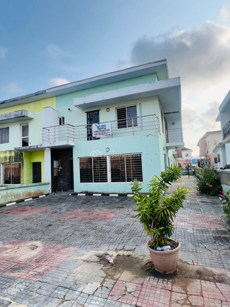 4 Bedroom Semi Detached Duplex with a Bq an Estate with 24hours Light, Sapphire Garden Estate, Awoyaya, Ibeju Lekki, Lagos, Semi-detached Duplex for Sale