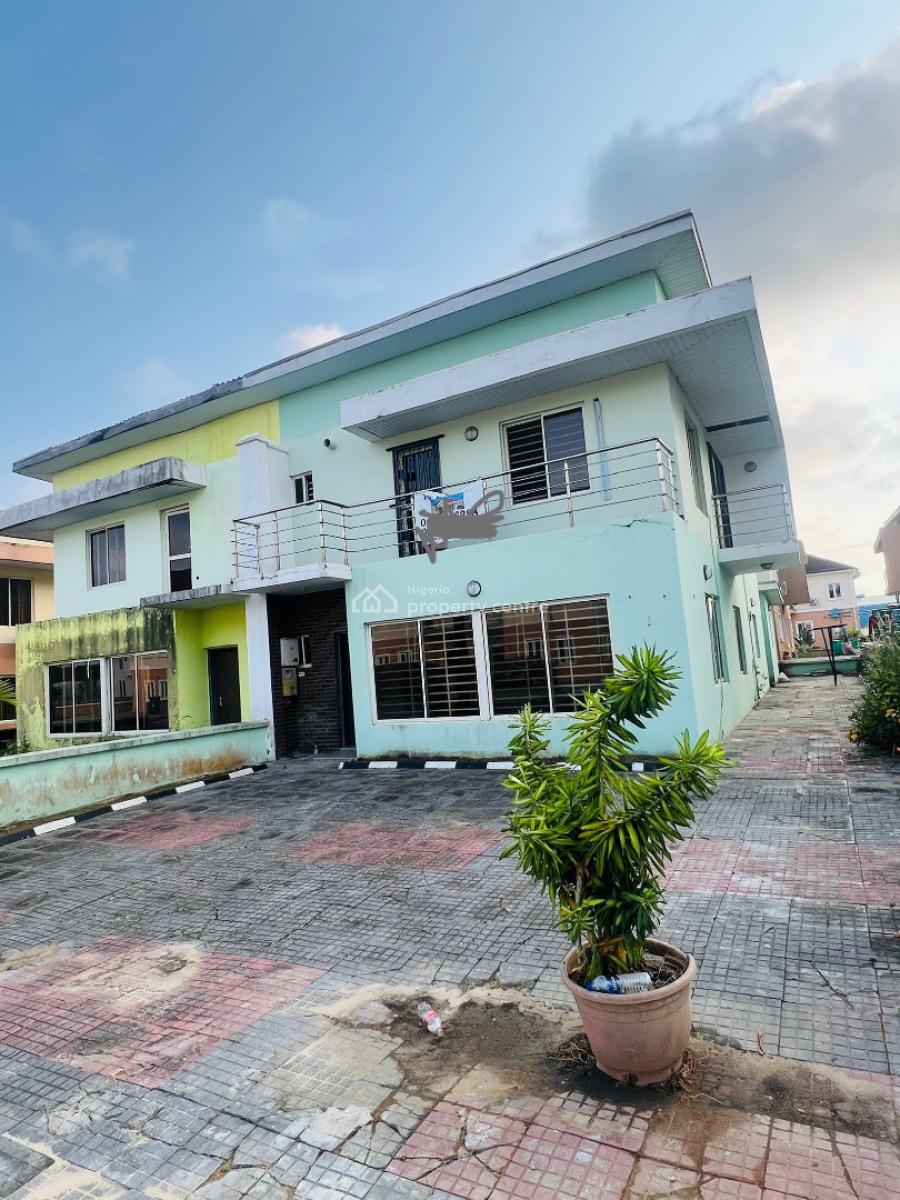 4 Bedroom Semi Detached Duplex with a Bq an Estate with 24hours Light, Sapphire Garden Estate, Awoyaya, Ibeju Lekki, Lagos, Semi-detached Duplex for Sale