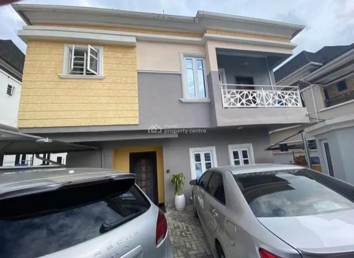 Beautifully Built 4 Bedroom Detached Duplex with Bq, Chevron, Lekki, Lagos, Detached Duplex for Sale