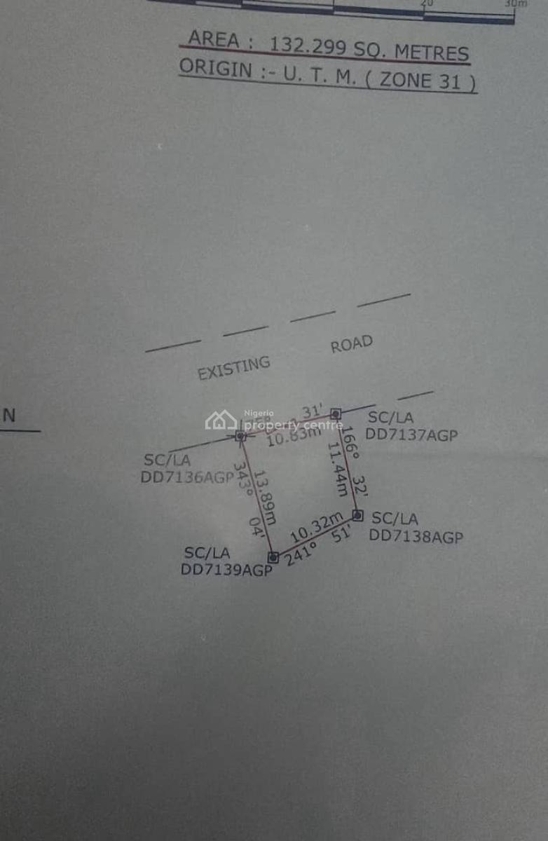130sqm Land Maplewood Estate Cofo, Maplewood Estate, Oko-oba, Agege, Lagos, Residential Land for Sale