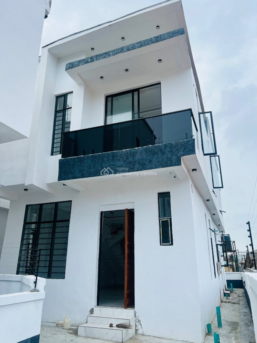 4 Bedroom Detached Duplex with a Bq in a Secured Estate, Opposite Lagos Business School, Sangotedo, Ajah, Lagos, Detached Duplex for Sale