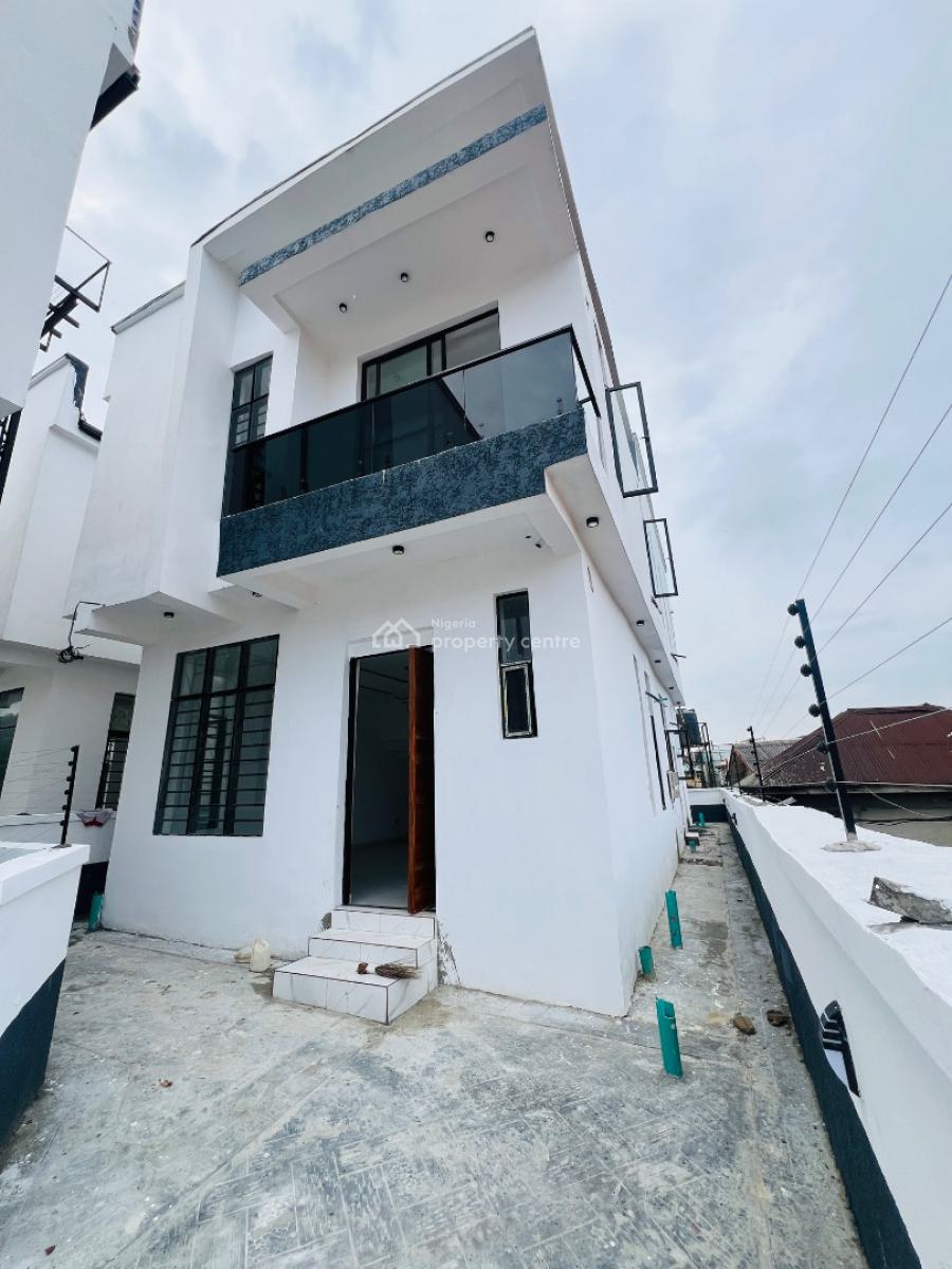 4 Bedroom Detached Duplex with a Bq in a Secured Estate, Opposite Lagos Business School, Sangotedo, Ajah, Lagos, Detached Duplex for Sale