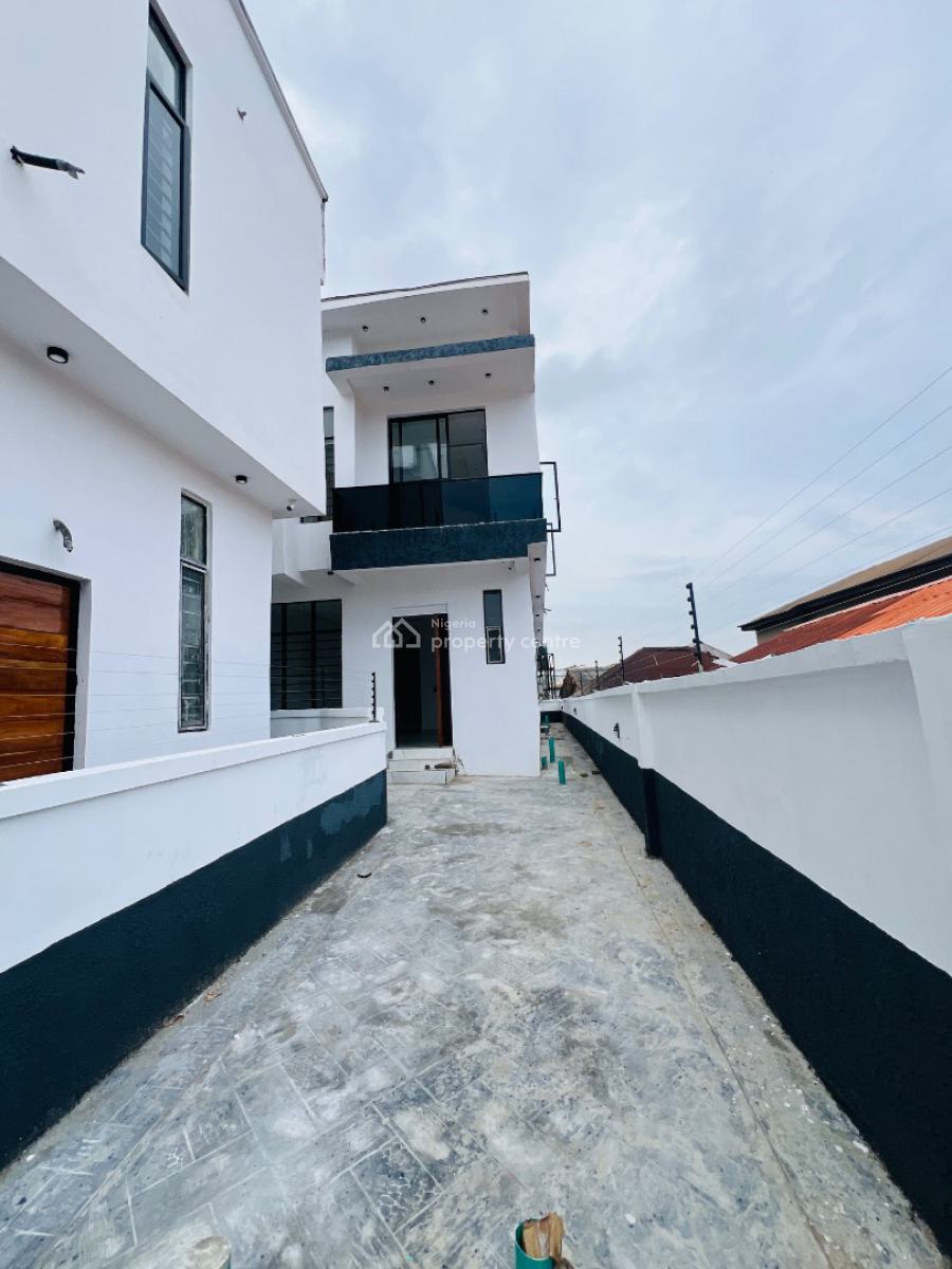 4 Bedroom Detached Duplex with a Bq in a Secured Estate, Opposite Lagos Business School, Sangotedo, Ajah, Lagos, Detached Duplex for Sale