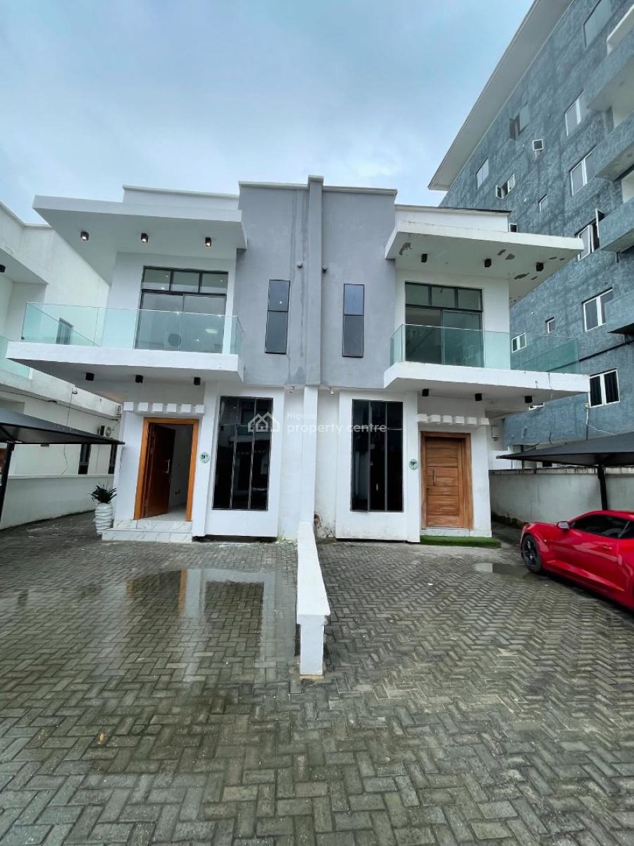 Spacious 4 Bedroom Semi Detached Duplex, Osapa London, Osapa, Lekki, Lagos, Semi-detached Duplex for Rent