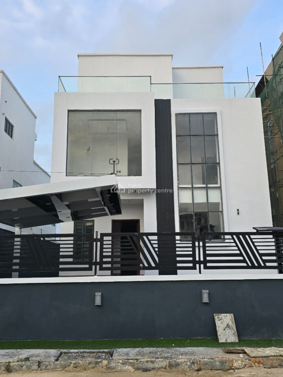 Newly Built 5 Bedroom House, Osapa, Lekki, Lagos, Detached Duplex for Sale