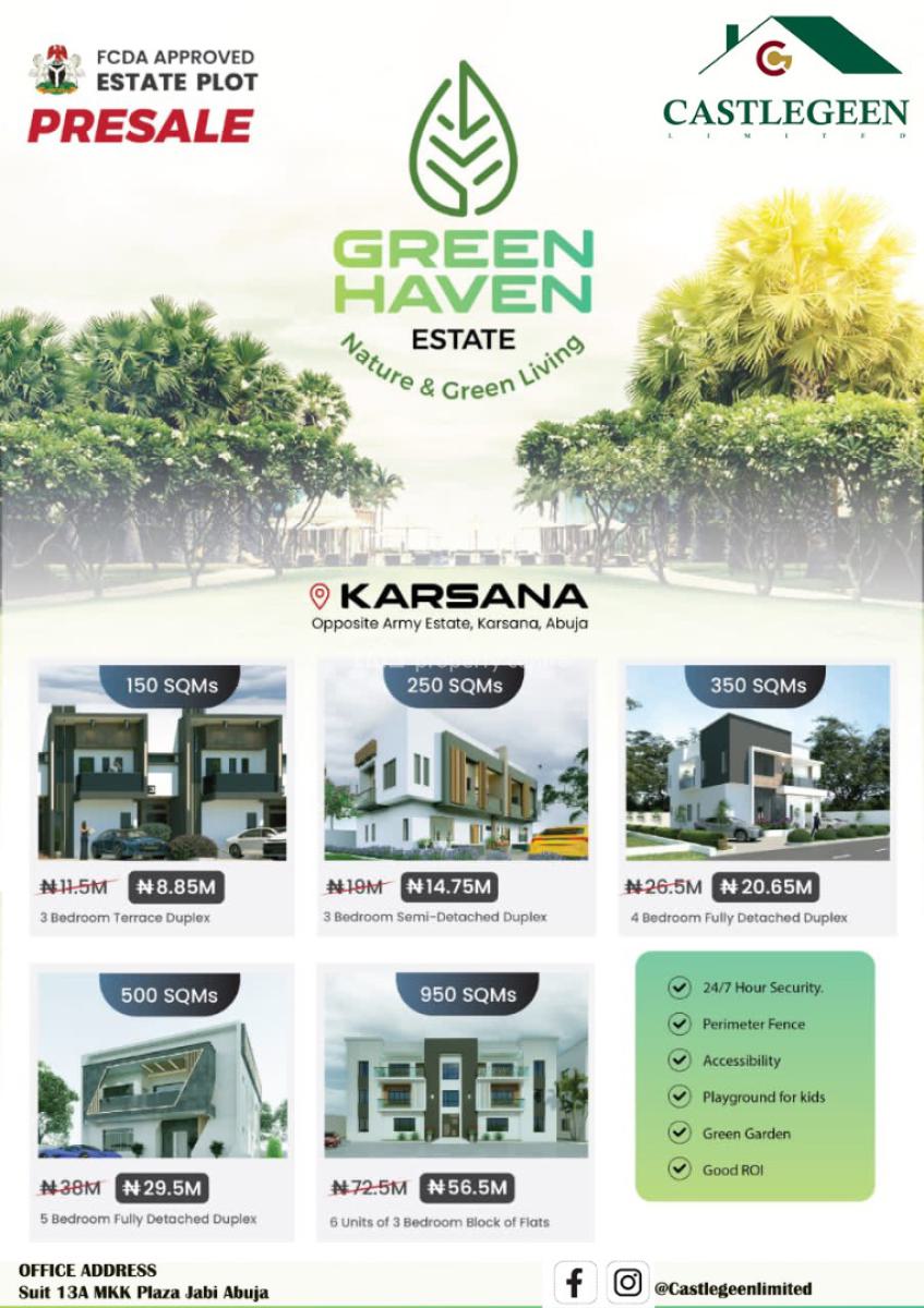 Fcda Plots, Opposite Renewhope City, Karsana, Abuja, Residential Land for Sale