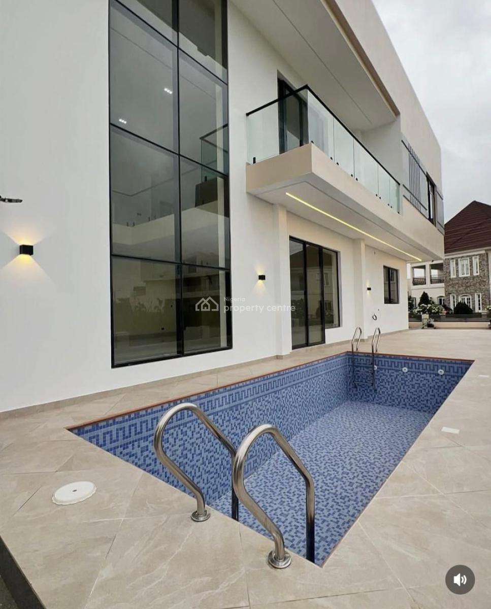 Aesthetic Pleasing 5 Bedroom Fully Detached Duplex with Cinema,pool,, Aesthetic Pleasing 5 Bedroom Duplex with Cinema,bq,gym&pool in Chevron, Lekki, Lagos, Detached Duplex for Sale