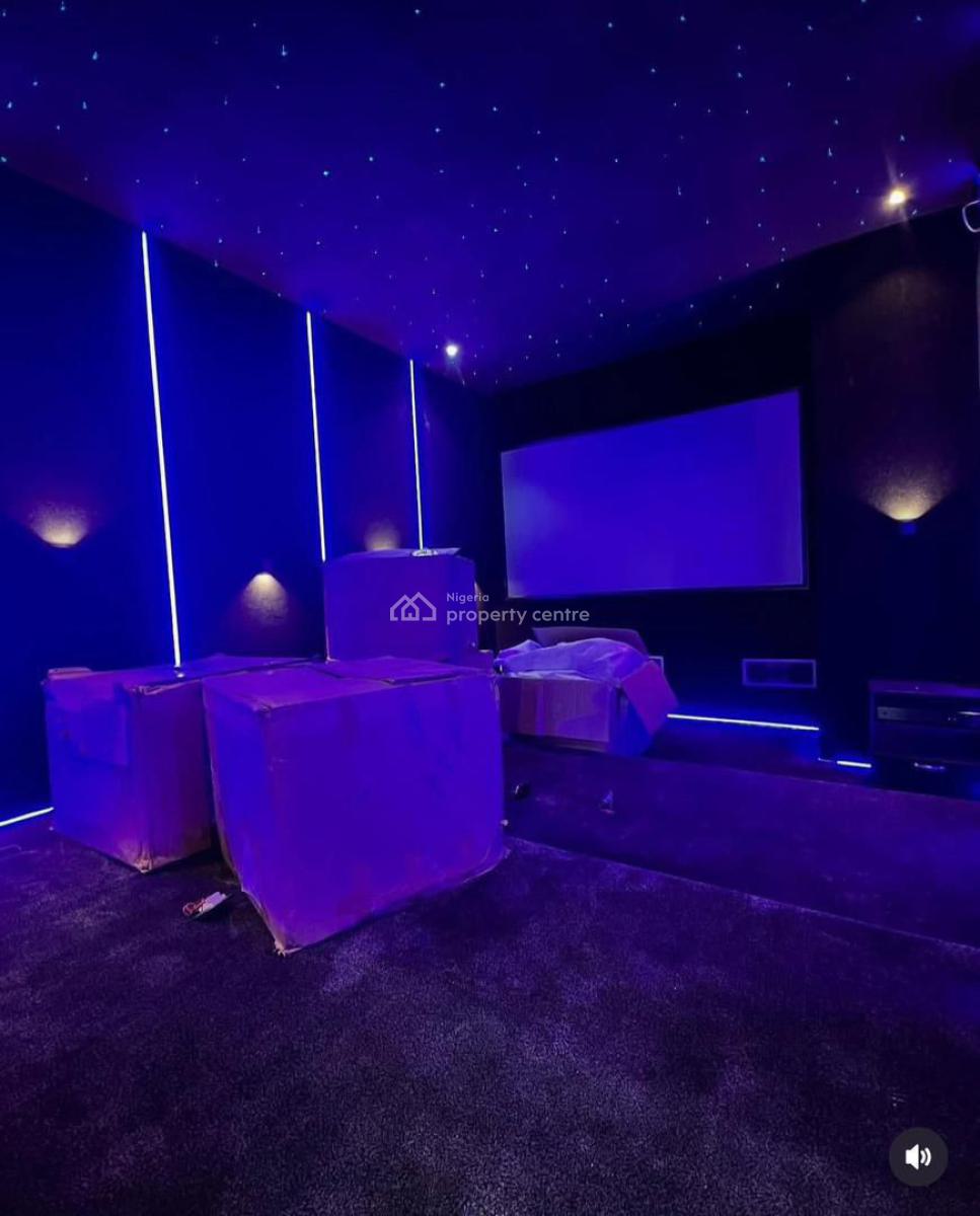 Aesthetic Pleasing 5 Bedroom Fully Detached Duplex with Cinema,pool,, Aesthetic Pleasing 5 Bedroom Duplex with Cinema,bq,gym&pool in Chevron, Lekki, Lagos, Detached Duplex for Sale