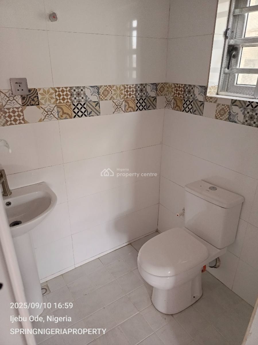 Brand New 2 Bedroom Flat Upstairs with Guest Toilet, Ogombo, Ajah, Lagos, Flat / Apartment for Rent