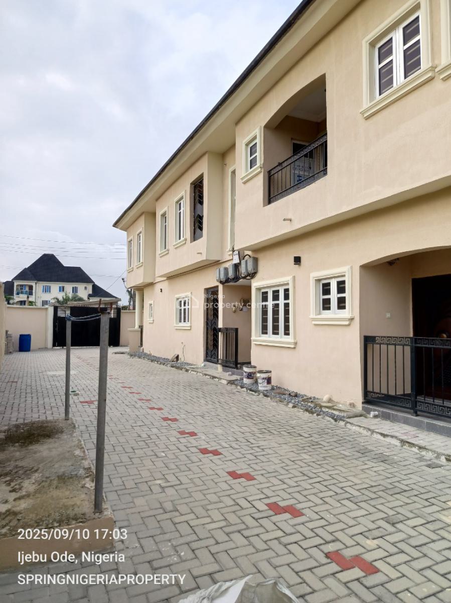 Brand New 2 Bedroom Flat Upstairs with Guest Toilet, Ogombo, Ajah, Lagos, Flat / Apartment for Rent