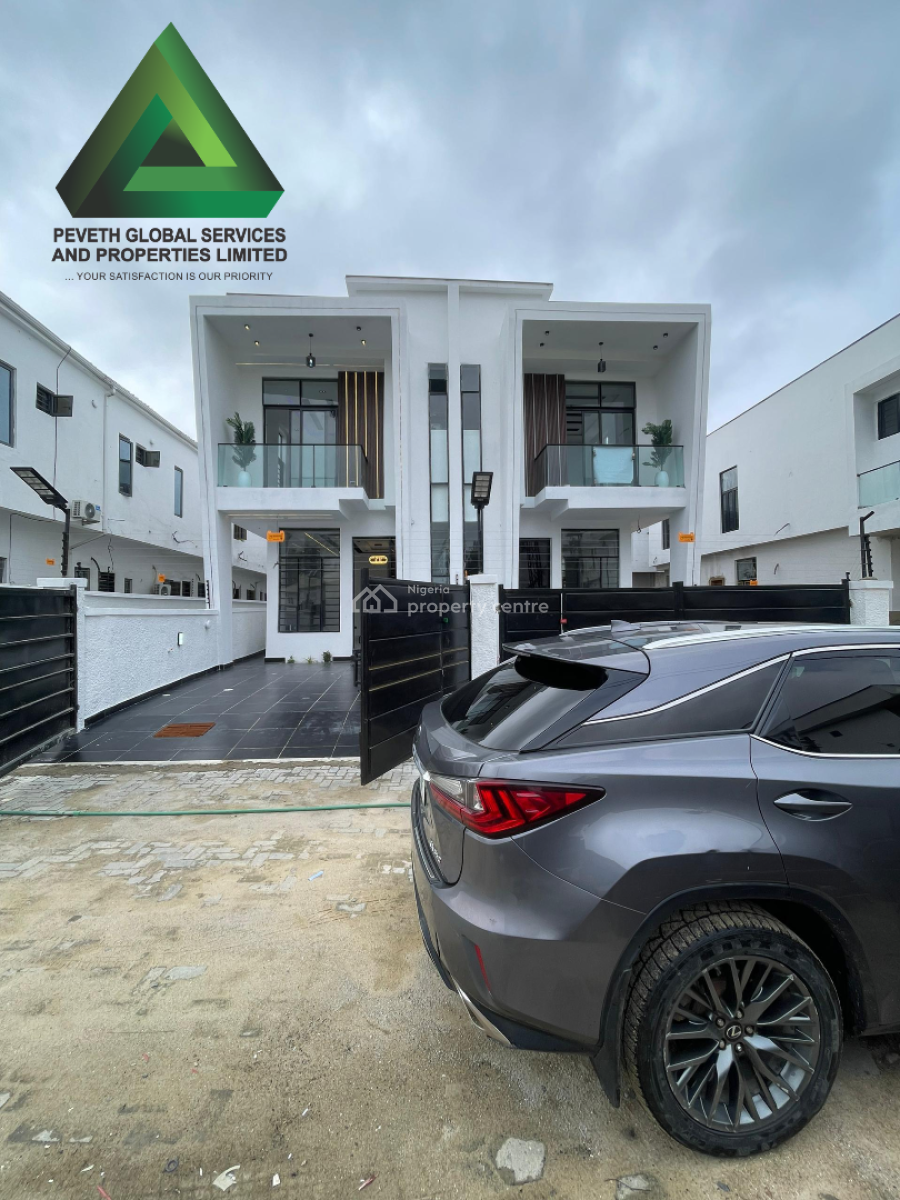 4 Bedroom Semi Detached Duplex with Bq, Ikota, Lekki, Lagos, Semi-detached Duplex for Sale
