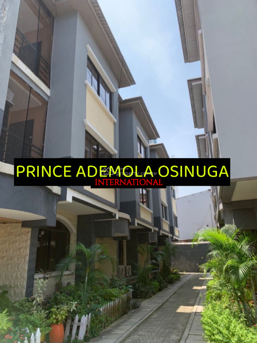 24hrs Deal!!! Self Serviced 4 Bedroom Terrace House + Bq, Victoria Island Lagos, Victoria Island (vi), Lagos, Terraced Duplex for Rent