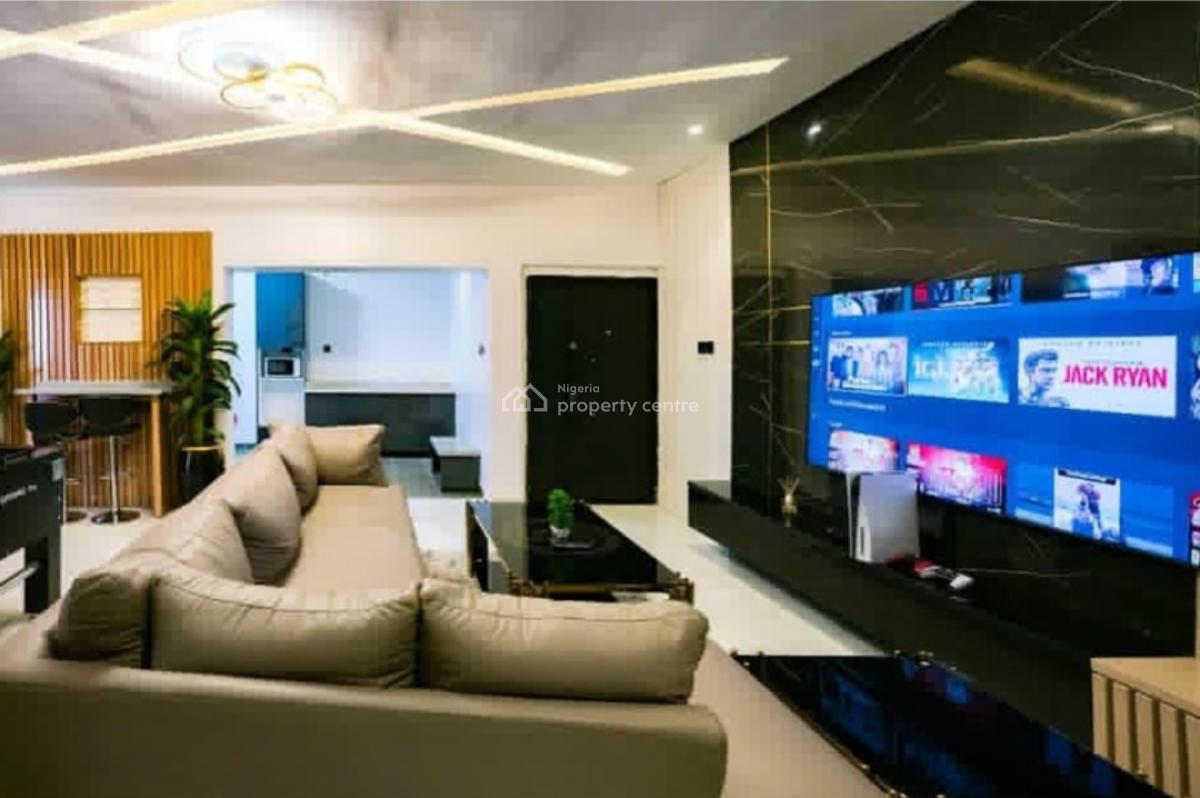 Furnished and Serviced with 24/7 Power Supply 2 Bedroom En-suite Flat, Lekki Phase 1, Lekki, Lagos, Flat / Apartment for Rent