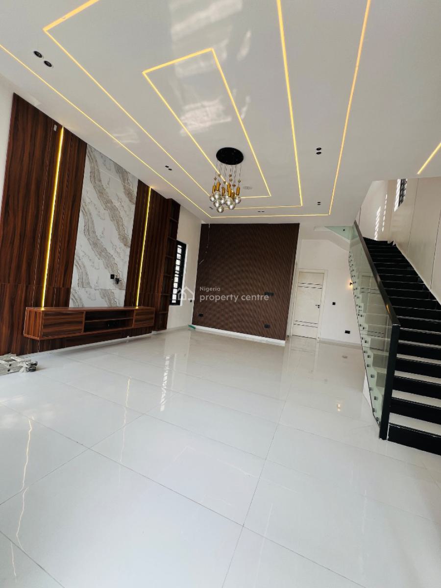 Exquisite 4 Bedroom Detached Duplex with a Bq in a Secured Estate, Lekki Palm City Estate, Ajah, Lagos, Detached Duplex for Sale