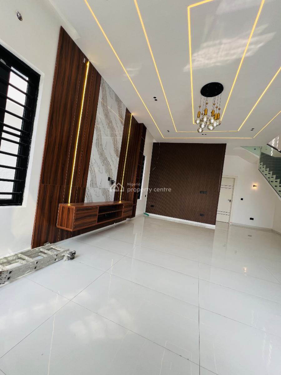 Exquisite 4 Bedroom Detached Duplex with a Bq in a Secured Estate, Lekki Palm City Estate, Ajah, Lagos, Detached Duplex for Sale