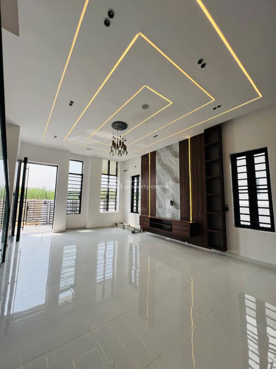 Exquisite 4 Bedroom Detached Duplex with a Bq in a Secured Estate, Lekki Palm City Estate, Ajah, Lagos, Detached Duplex for Sale