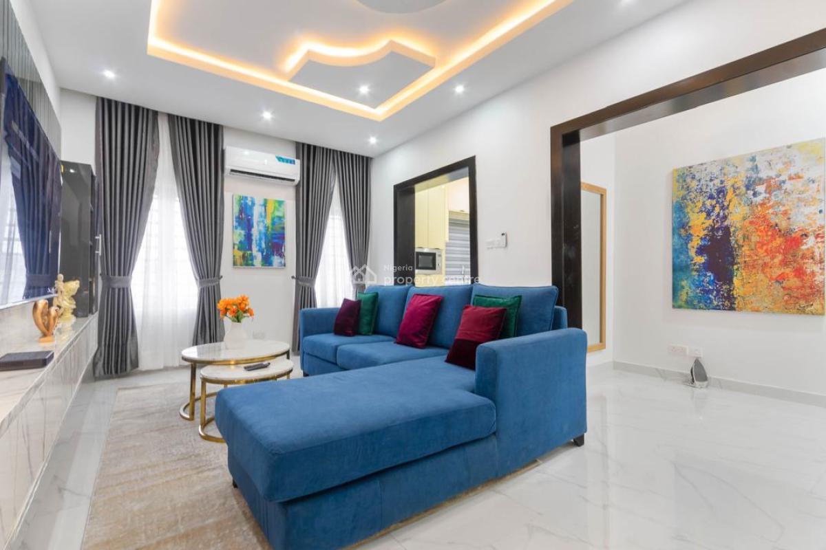 Tastefully Furnished 2-bedroom Apartment, Abraham Adesanya Estate, Ajah, Lagos, Flat / Apartment Short Let