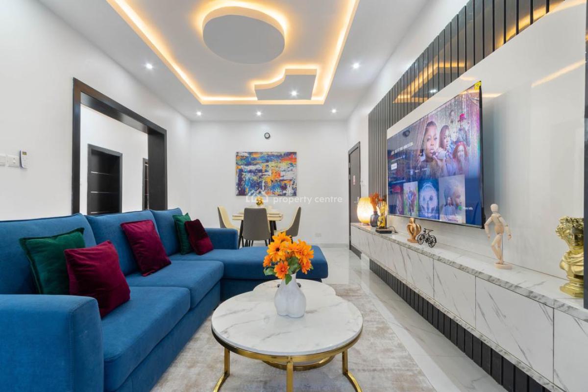 Tastefully Furnished 2-bedroom Apartment, Abraham Adesanya Estate, Ajah, Lagos, Flat / Apartment Short Let