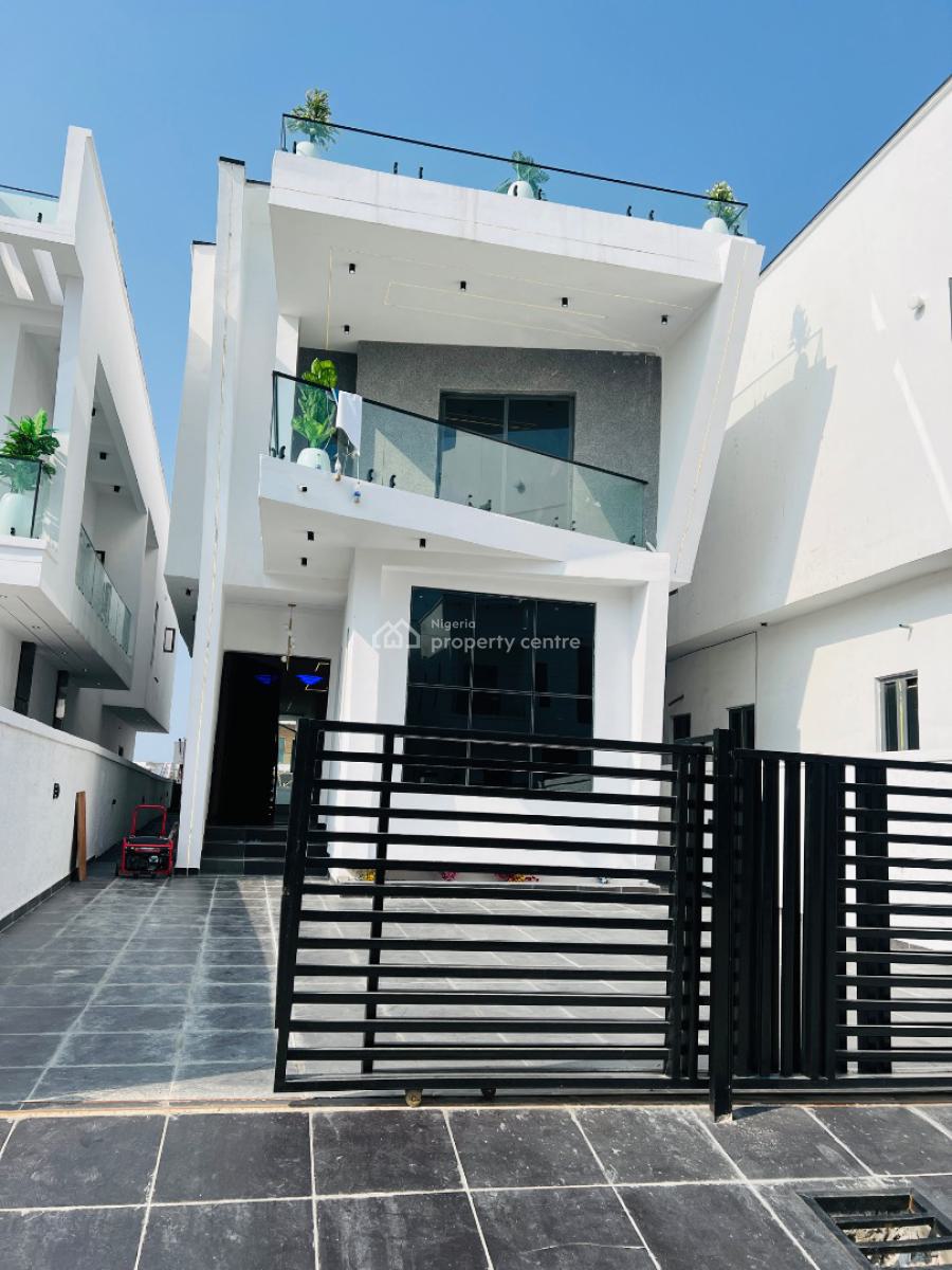 Beautifully Finished 5 Bedroom Detached Duplex with a Swimming Pool, Lekki Palm City Estate, Ajah, Lagos, Detached Duplex for Sale